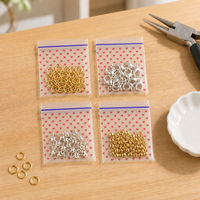 Sacs mini-zippés LDPE transparents à motif cœur, refermables, pour emballage de bijoux (boucles d'oreilles, bagues), fournisseur d'emballages cadeaux