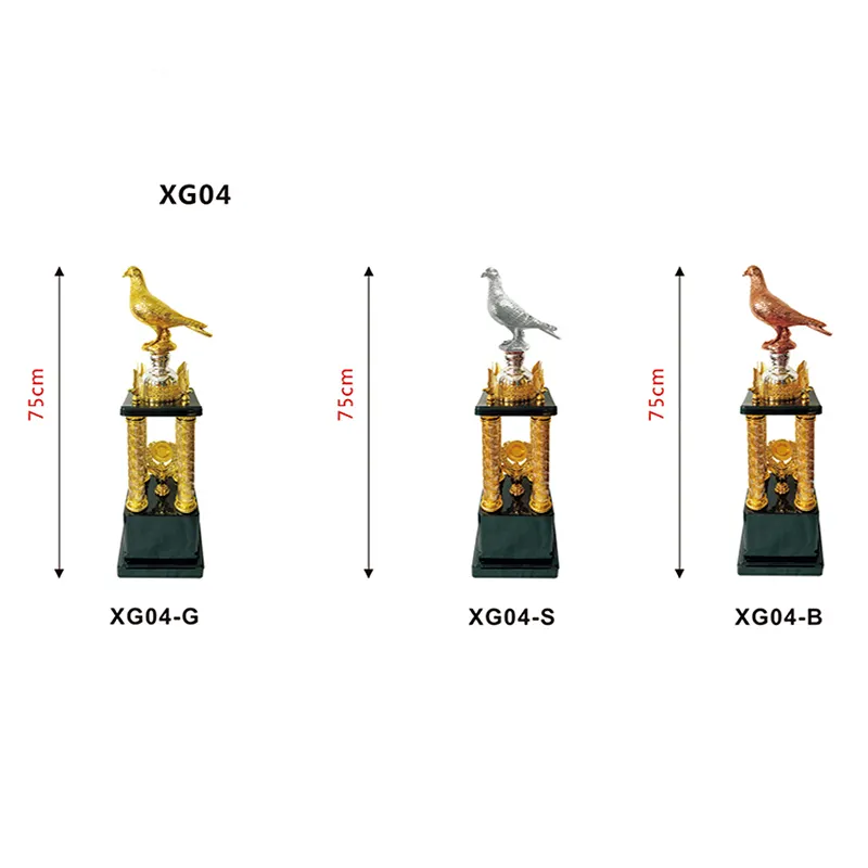 Piala Piala Olahraga penghargaan merpati Piala perisai berbentuk kustom Piala Karate medali dan penghargaan medali Resin