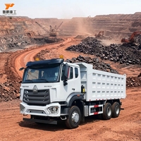 Camion benne Sinotruk HOWO NX 6X4 10 roues pour le transport de minerai et de sable en Afrique