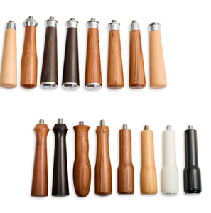 Poignée à café en bois pour <span class=keywords><strong>Delonghi</strong></span>/levville, livraison directe depuis l'usine, 51/54/58MM, sans fond - Product Image 5