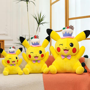 Peluche <span class=keywords><strong>Pikachu</strong></span> Gâteau - Grande poupée en coton PP rembourrée, coussin pour machine à griffes, vente en gros d'usine et transfrontalière - Product Image 1
