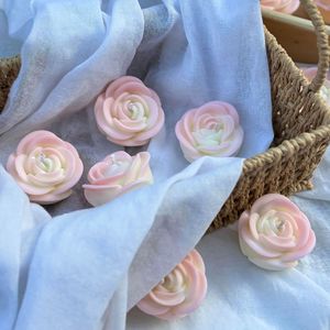 Vela Aromática con Forma de Rosa LANJO, Vela de Cera de Soja Creativa con Diseño Floral, Adorno para Bodas, Día de San Valentín, Recuerdos para Despedidas de Soltera - Product Image 3