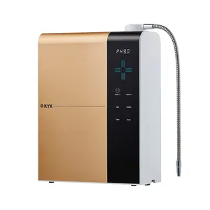 KOREA KYK 3 filtros ionizador de agua alcalina más nuevo buen diseño material de alta calidad 9 placas 11 placas actualización SMPS