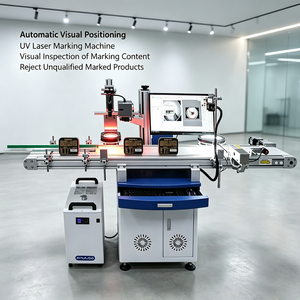 Machine intégrée de marquage laser à positionnement automatique et d'inspection visuelle pour boîtes en fer de chocolat et bonbons, conforme aux normes ASL BELGISI - Product Image 1