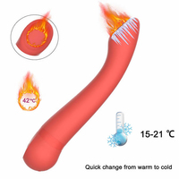 Multi Speed Vibrator mit Heizung und Kühlung Wiederauf ladbarer G-Punkt Dildo 7 Frequenz Erotik Big Wand Massage gerät Adult Sexspielzeug für