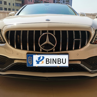 Pour Logo Mercedes Benz Adapté aux Classes A B E C C180 C200 C260 E260 E300L W205 W212 CLA GLA CLS Logo de Calandre 3D OEM 9448100018