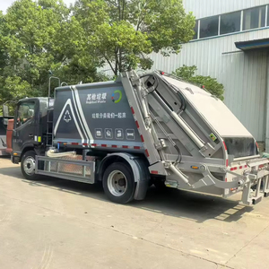 6cbm Diesel Compactor Truck with Rear Loader Manual Transmission 4x2 Drive Wheel Engine Motor Gearbox-Garbage Compactor Truck - Product Image 1