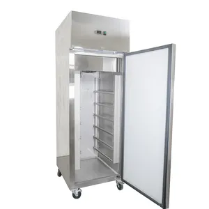 737l cửa duy nhất thép không gỉ thẳng đứng tủ lạnh cho nhà bếp Nhà Hàng Bánh Prep-Counter