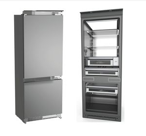 Artaus Réfrigérateur congélateur à porte intégrée de style américain avec <span class=keywords><strong>distributeur</strong></span> d'<span class=keywords><strong>eau</strong></span> et machine à glaçons pour usage domestique ou hôtelier - Product Image 5