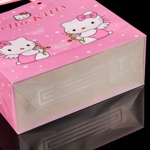 Factory Custom Hot Sale Pvc <b>Plastic</b> Shopping <b>Tote</b> Bag Button Bag Packaging Bag - Product Image 6