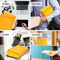Enveloppes Manila extensibles 9x12 pouces, avec fermoir métallique en kraft, fermeture gommée, grande capacité, pour l'envoi de documents et le rangement de dossiers