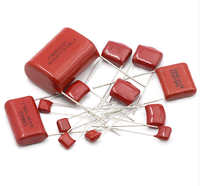 Le rouge Cbb81 102J 152J 562J 1600V a métallisé le type de produit à haute tension de condensateur de film de polypropylène