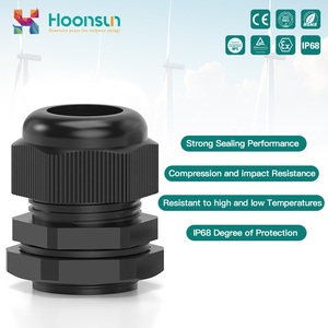Chất lượng tuyệt vời Metric chủ đề Trắng Nylon Cable glands nối IP68 không thấm nước điện nhựa cable <span class=keywords><strong>connection</strong></span> glands - Product Image 6