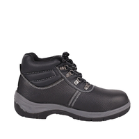 Bottes de sécurité AOXIANG en cuir véritable avec embout en acier, antidérapantes, imperméables, semelle intermédiaire en plaque d'acier, confortables pour le printemps et l'automne, pour la construction