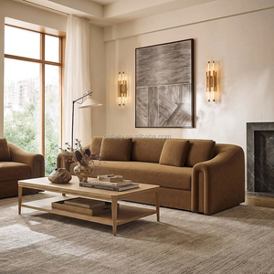 Set Divano e Poltrona in Stile Francese FERLY, Arredamento Scultoreo per Salotto - Product Image 1