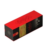 Caja de Regalo Plegable de Lujo para Whisky, Hecha a Medida, con Cierre Magnético, Grabado, Laminado Mate y Recubrimiento UV