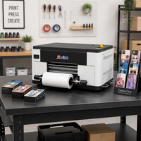 Printer Stiker UV DTF dengan Lampu LED UV Pendingin Udara untuk Koper dan Cangkang Earphone untuk Kustomisasi Produk Kreatif