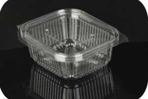 Cajas de plástico PET PP RPET transparentes y doradas portátiles de alta calidad Grado alimenticio y termoformado para embalaje de contacto con alimentos - Product Image 2