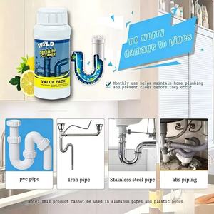 Powerful Fast <strong>Foaming</strong> <strong>Drain</strong> <strong>Cleaner</strong> Effective Kitchen Toilet Pipe Dredging Agent and Cleaning Tool Powder - Product Image 2
