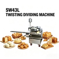 Nouvelle machine électrique automatique de division et de torsion YT SW45B, équipement de boulangerie commercial pour pâte à gâteaux de lune/baozi/daifuku, garantie 1 an