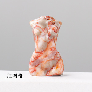 งานแกะสลักหินธรรมชาติสั่งทำพิเศษ HY รูปปั้นเทพธิดาหญิง คริสตัลรูปทรงผู้หญิง หุ่นโชว์รูปทรงร่างกาย รูปปั้นทับทิมในโซไซต์ - Product Image 6