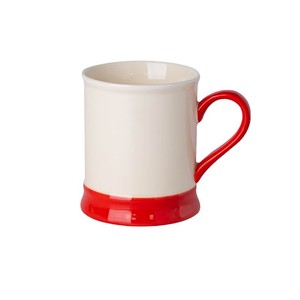 แก้วเซรามิคพิมพ์ลายตัวอักษร สีขาว แดง น้ำเงิน แก้วเดี่ยวสำหรับกาแฟ นม อาหารเช้า - Product Image 3