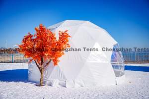 Impresionante Combinación de Paisajes Nevados y Fiestas de Año Nuevo, Ideal para Bodas y Campamentos de Lujo, Carpa Domo para Celebraciones Invernales - Product Image 2