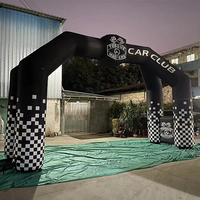 Arche gonflable sportive à 4 pieds avec logo personnalisé pour entrée de compétition, marathon, course d'équipe, organisateur, publicité