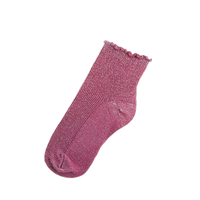 Chaussettes pour femmes en or et argent brillant, chaussettes à paillettes personnalisées