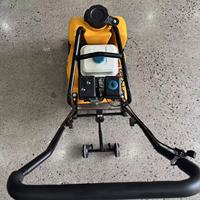 Compacteur à plaque vibrante diesel/essence, efficacité de vibration 15KN 6000VPM, 90kg, pour le compactage routier