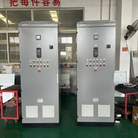 Armoire électrique industrielle 380V 250A IP23 en acier au carbone, coffret de distribution RAL7037 800x2100x800, panneau de commande robuste CFD