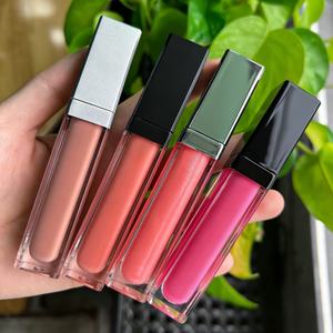 LED Light Lipgloss With Mirror Customized Logo High Quality Vegan Waterproof <b>Liquid</b> Lipstick Non-Sticky Empty Lip Gloss Tubes - Product Image 5