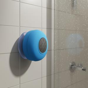 Myrva - Accesorio de Baño Impermeable con Ventosa Azul, Forma Redonda de 2 a 2.9 Pulgadas - Product Image 2