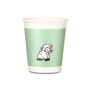 Eco-Friendly 200ml Rooster Chinese Zodiac Sign Paper Cup for Use in Cookware