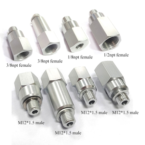 ชุดอะแดปเตอร์เซ็นเซอร์แรงดันน้ำมัน LS สลับเครื่องยนต์: M16x1.5/M12x1.5ตัวผู้ถึง1/8 " / 1/4" NPT ตัวเมีย6061อลูมิเนียม - Product Image 6
