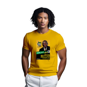 Nam phi ANC Cuộc Bầu Cử Chiến Dịch item in ấn đầy đủ thăng hoa men t Áo sơ mi - Product Image 4