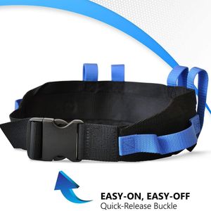 เข็มขัดพยุงเอวสำหรับผู้สูงอายุและผู้พิการ 36x30x62 ซม. สีดำ เข็มขัดพยุงเอวช่วยพยุงเดิน - Product Image 5