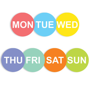 Tùy Chỉnh 1 Inch Vòng Nhựa Không Thấm Nước Vòng Sticker Giấy Tự Dính Con Dấu Dán Cho Gói Mỹ Phẩm Thư Vòng Tròn Nhãn - Product Image 1