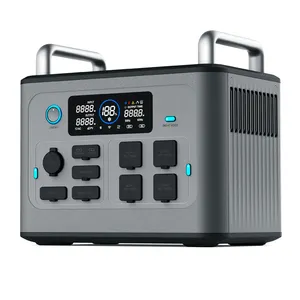 Solargenerator 1500W 110V 220V Lithium batterie Solar tragbare Power Bank Station Für Notfall haushalt