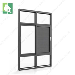 Ventanas y puertas corredizas de aluminio a prueba de huracanes de diseño moderno <span class=keywords><strong>para</strong></span> hoteles Superficie terminada con materiales de PVC y vidrio - Product Image 5