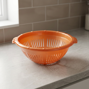 CATEEM MRD445-TK Copper-Colored <b>Plastic</b> <b>Kitchen</b> Sink Basket Strainer Stand Eco-Friendly Dishwasher Safe Vegetable Washing Home - Product Image 3