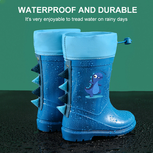 Bottes <span class=keywords><strong>de</strong></span> <span class=keywords><strong>pluie</strong></span> <span class=keywords><strong>de</strong></span> dinosaures pour enfants, douces et confortables, essentielles pour le camping en plein air Vente en gros - Product Image 5