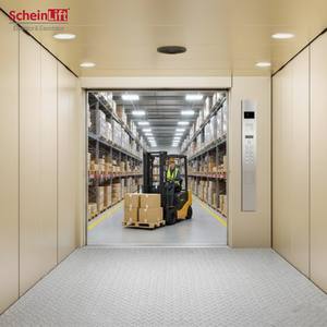 Elevador de Carga MR Moderno y Duradero de 5000 kg para Almacenes de 2 a 7 Pisos, Centros Comerciales, <span class=keywords><strong>con</strong></span> Acero de 1.5 mm de Espesor, Amortiguador Hidráulico para Automóviles y Guía de Hierro Fundido - Product Image 3