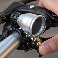 Sonnette de vélo TOSUOD personnalisable avec logo, étanche, en acier inoxydable 304, son fort, pour guidon de 22,2 à 31,8 mm, VTT, vélos de route, sécurité