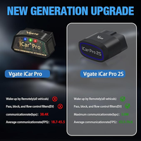 Escáner de Diagnóstico ICar Pro 2S ELM327 BT 5.2 OBD II/EOBD con Soporte para Android/iOS, Lector de Códigos
