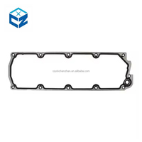 Pièces automobiles pour GM Valley Cover 12598832 Pompe à huile de carter sec en aluminium avec joint de carter d'huile de vidange d'huile moteur