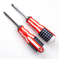 Tournevis télescopique multifonction industriel personnalisable poignée drapeau tête magnétique Phillips outils en plastique américain durables