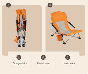 OEM Sedia Da Campeggio Silla De Playa chaises de plage légères et portables pour <span class=keywords><strong>le</strong></span> salon et l'extérieur inclinable pour la pêche, <span class=keywords><strong>le</strong></span> <span class=keywords><strong>camping</strong></span> et <span class=keywords><strong>le</strong></span> jardin. - Product Image 5