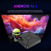 MORTAL Q5 Plus Android 14 TV Stick 4K Boîtier Smart TV 2GB+16GB Lecteur Multimédia IPTV Double WiFi Commande Vocale