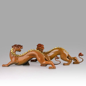 Adorno de latón Pixiu de cobre y oro, bestia auspiciosa, decoración Feng Shui para sala de estar, mesa de oficina, regalo - Product Image 3